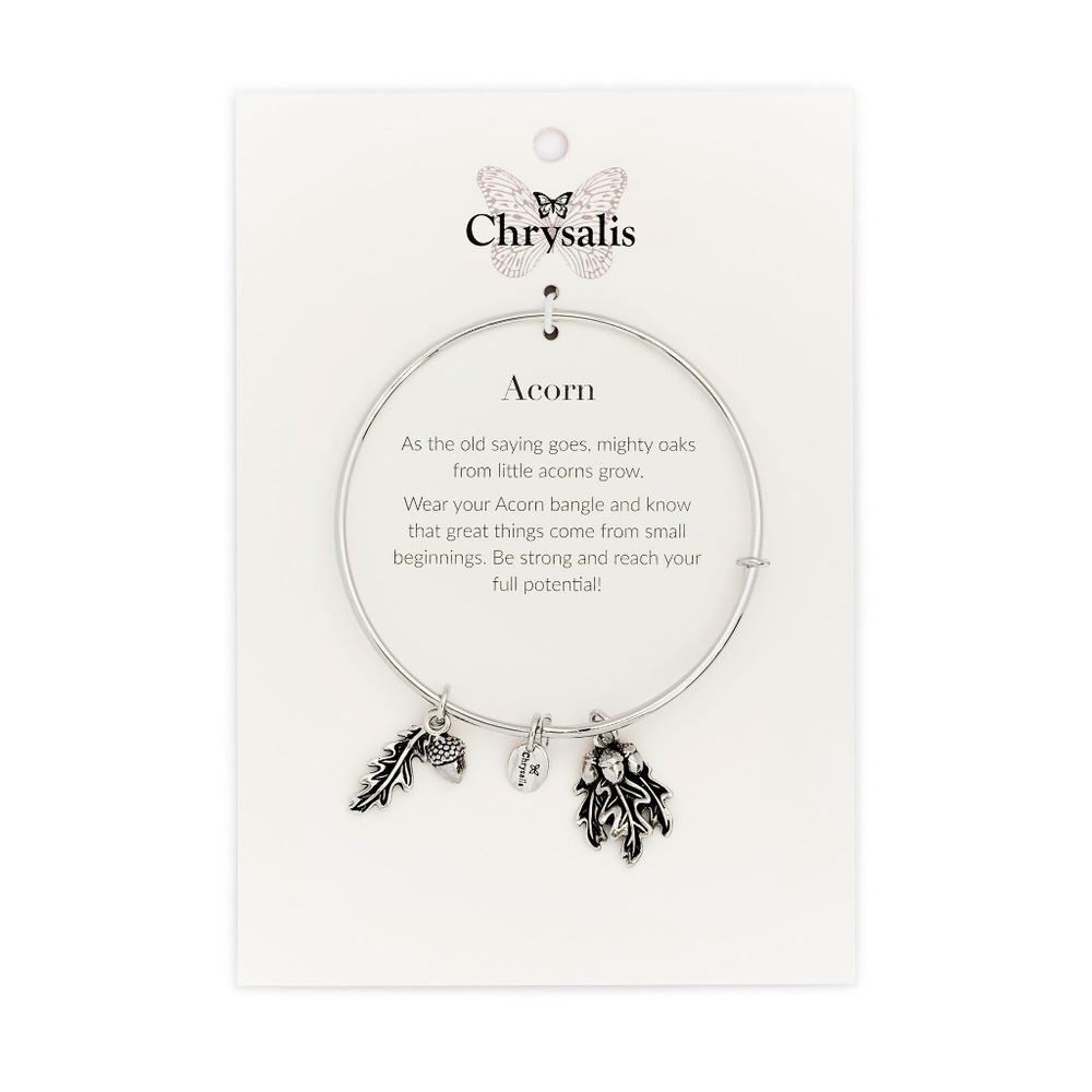 Chrysalis- Acorn Expandable Bangle - Picture 2 of 5